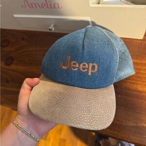 Jeep Blue and Tan Women's Hat